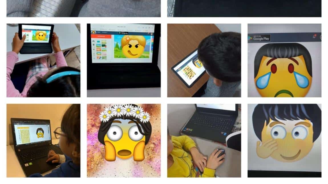 Wellbeing At School eTwinning Projesi Emoji Tasarlama Etkinliği 