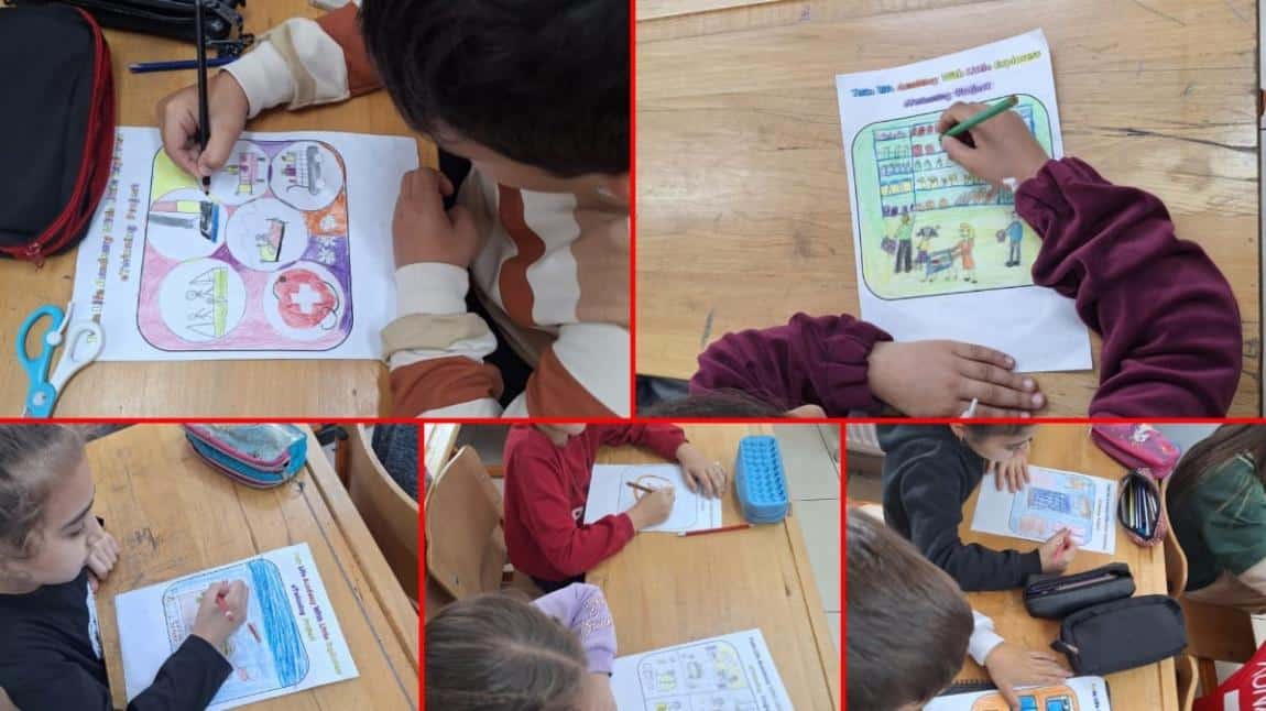 3/ F Sınıfı  Twin Life Academy With Little Explorers eTwinning Projesi için logo etkinliğine katıldı 